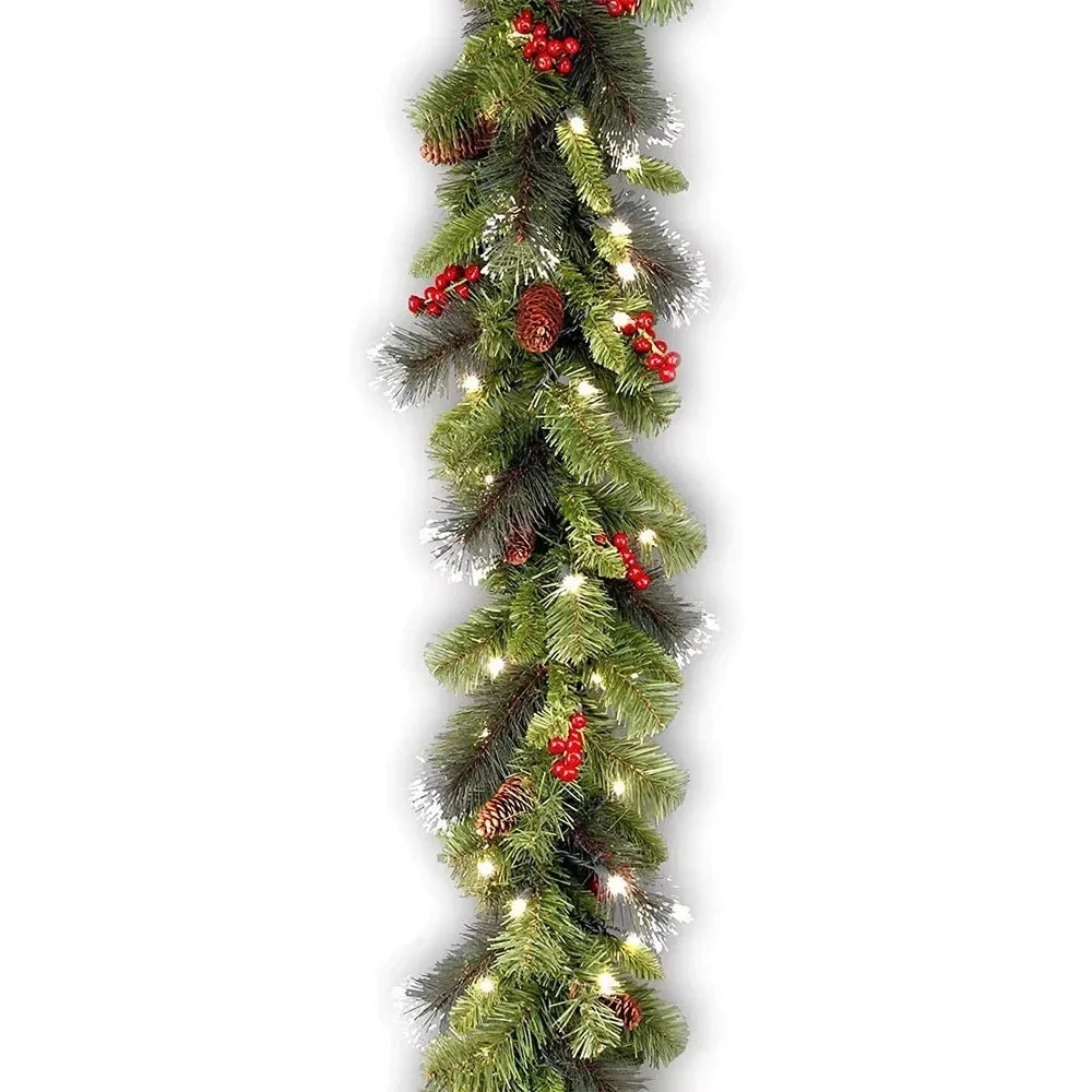 Świąteczny wieniec z gałązek i ozdób – 45 cm, dekoracja na drzwi i ścianę 🎄-3